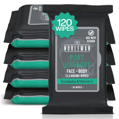 The Nobleman wipes post-workout kit shown for quick, full-body cleanse