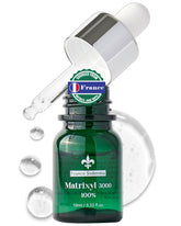 ThePURI Matrixyl 3000 serum bottle close-up for firmer, smoother skin.