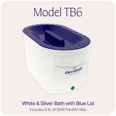 Therabath TB6 wax capacity 6 to 9 lb enables longer sessions