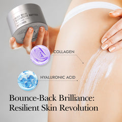 THERAPISPA Moisturizing Body Butter texture shows creamy softness.