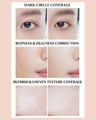 Thesaem Light Green shade neutralizes redness for balanced tone