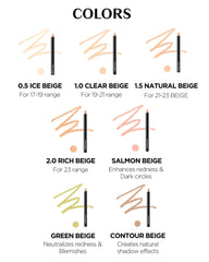 THESAEM Cover Perfection pencil blemish-spot precision for quick touch-ups.