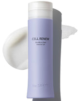 THESAEM Facial Peeling Gel bottle closeup shows gentle exfoliation for smoother skin.