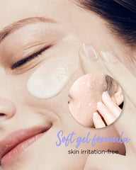 THESAEM Facial Peeling Gel jar closeup shows product for fresh skin prep before makeup.