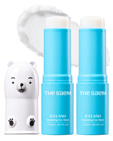 THESAEM Iceland Hydrating Eye Stick cooling application for refreshed under-eye skin