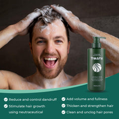 Thik&Fix shampoo lather with rich foam for cleansing