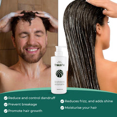 Thik&Fix proteoglycans from salmon nasal support follicle growth