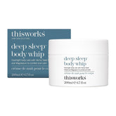 THISWORKS Deep Sleep Body Whip jar shown for ultra-nourishing night care.