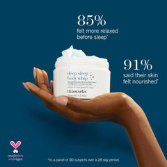 THISWORKS Deep Sleep Body Whip on skin provides a smooth, comforting glow.