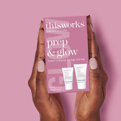 THISWORKS Perfect Legs Skin Miracle application showing even tone and vitamin-rich nourishment.