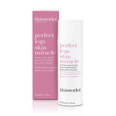 THISWORKS Perfect Legs Skin Miracle bottle closeup showing feather-light tinted serum