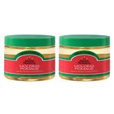 Three Flowers Molding Pomade bottle shows flexible hold for all-day styling.