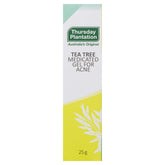 Thursday Plantation Tea Tree Gel acne tube shown for targeted blemish care