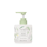 Thymes Eucalyptus Hand Lotion bottle highlights premium glass packaging for daily hydration