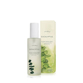 Thymes Eucalyptus Shower Spray bottle showcasing spa-like scent for refreshing mornings.