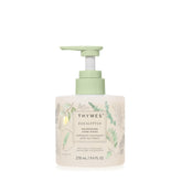 Thymes Nourishing Hand Wash bottle showcases spa-inspired cleansing for daily hand care