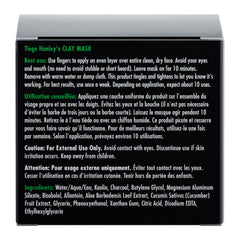 Tiege Hanley detoxifying clay mask close-up illustrating oil absorption