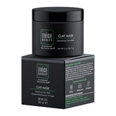 Tiege Hanley detoxifying clay mask front view showing pore refining benefits