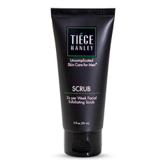 Tiege Hanley Exfoliating Face Wash bottle showing gentle cleansing and exfoliation.