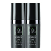 Tiege Hanley EYES eye cream tube packaging for quick daily care.