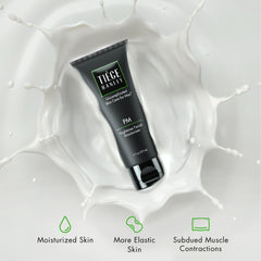 Tiege Hanley packaging display hints at simple, fast nightly routine for busy men.