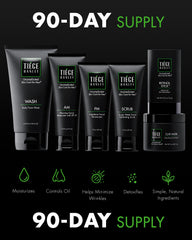 Tiege Hanley PM moisturizer 2 oz replenishes hydration overnight.