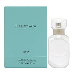 Tiffany Sheer by Tiffany & Co. bottle close-up, a fresh, airy fragrance for everyday occasions.