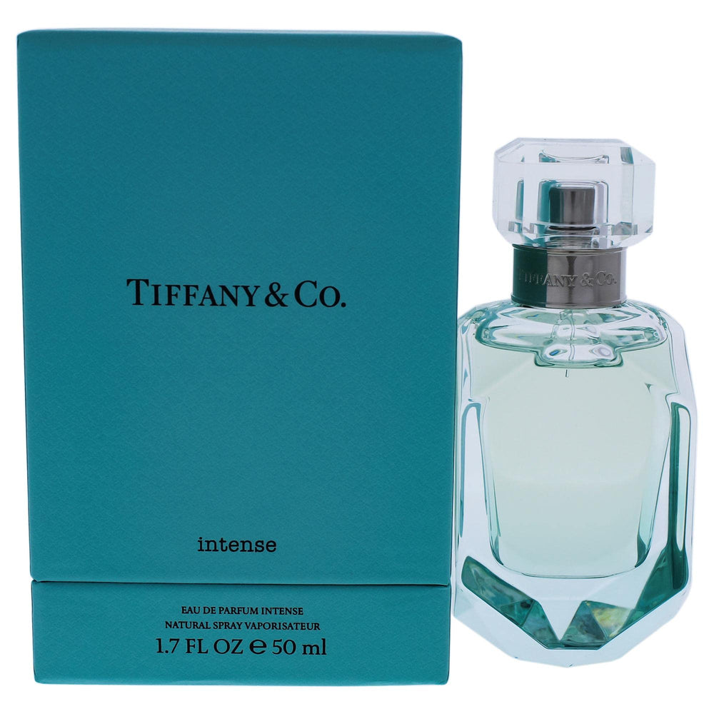 Tiffany Intense bottle closeup for elegant evening wear and gifting.