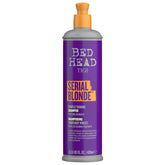 TIGI Bed Head Purple Toning Shampoo bottle for Serial Blonde color-care