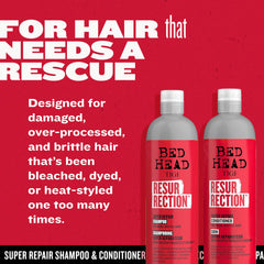 TIGI Bed Head Resurrection duo front view showing at-home salon quality