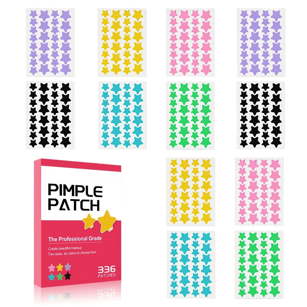 TIKYOUN Star Pimple Patches set of 336 patches to cover blemishes on the face