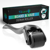 Tilcare Beard Derma Roller closeup 0.25mm for gentle at-home use.
