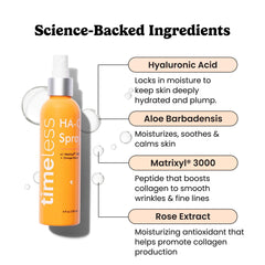Timeless Skin Care orange-infused spray helps irritated and acne-prone skin feel soothed