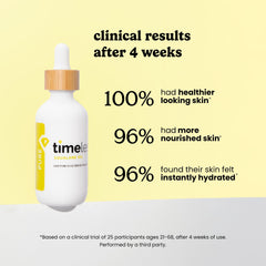 Timeless Skin Care Squalane Oil fragrance-free label shows pure plant-based formula.