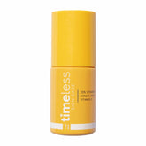 Timeless Skin Care vitamin C serum bottle front view for brightening skin.
