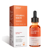 Tinclen Vitamin C Serum bottle close-up showing a lightweight, non-greasy texture.