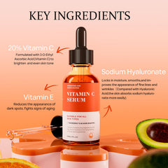 Texture close-up of Tinclen Serum highlighting fast absorption and hydration.