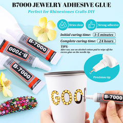 TINKRSTUFF B7000 adhesive glue with precision nozzle for rhinestones