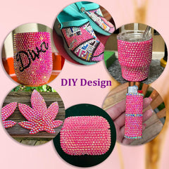 TINKRSTUFF flatback crystals in multiple sizes for versatile DIY embellishments.