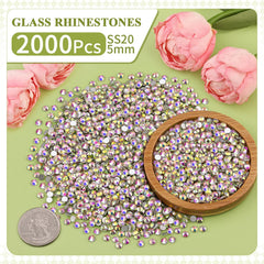 TINKRSTUFF glass rhinestones Crystal AB on a craft project show durability and shine.