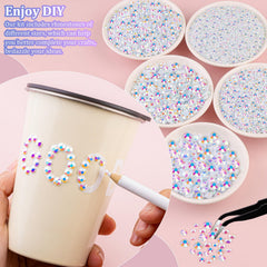 TINKRSTUFF resin jelly rhinestones 4mm-5-grid for elegant, subtle shine
