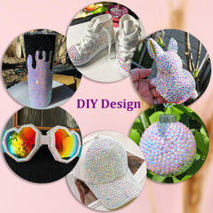 TINKRSTUFF resin jelly rhinestones 5mm-5-grid brightening phone cases and accessories