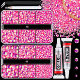 TINKRSTUFF resin jelly rhinestones flatback boxes for versatile craft embellishment.