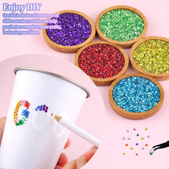 TINKRSTUFF pickup pen helps accurately place rhinestones