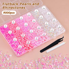 TINKRSTUFF round rhinestones 3–6 mm with AB shine for sparkle.