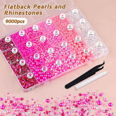 TINKRSTUFF round rhinestones AB finish closeup adds sparkle to nails and crafts.