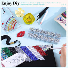 TINKRSTUFF pickup pen aids precise placement of tiny rhinestones for nail art