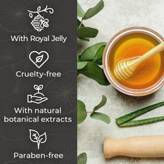 Close-up of Royal Jelly ingredient in Tio Nacho Purifying Shampoo