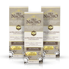 Tio Nacho conditioner bottle delivering deep hydration for dry hair
