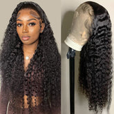 Tipiuli Deep Wave lace front wig with HD lace for seamless parting and natural look everyday